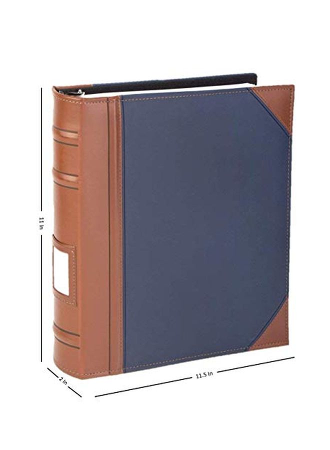 Kleer-Vu Heavy Duty D-Ring Binder With Buster Blue/Brown  - Image 3