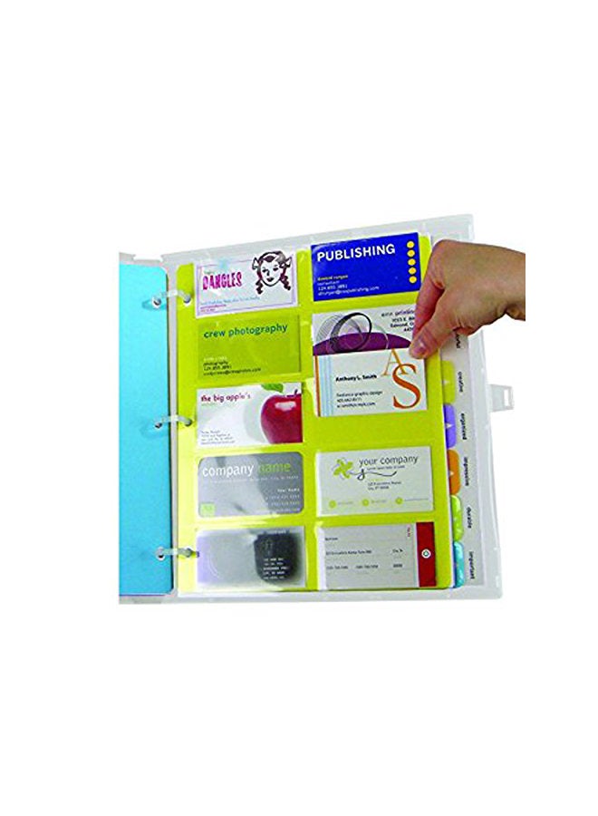 EnvyPak Pack Of 50 Business Card Page Protector Set Clear - Image 4