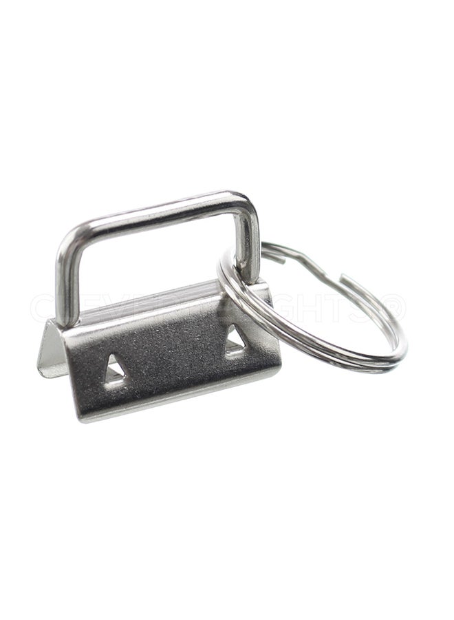 CleverDelights - 100-Piece Key Fob Hardware Set With Keyring - Image 1