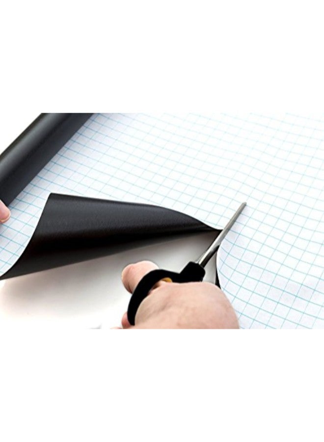 TAKSDAI Pack Of 2 Adhesive Chalkboard Vinyl Paper Black/White - Image 2