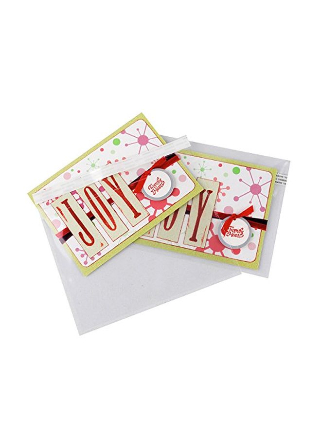 EnvyPak 100-Piece Postcard Photo Sleeves Clear - Image 2