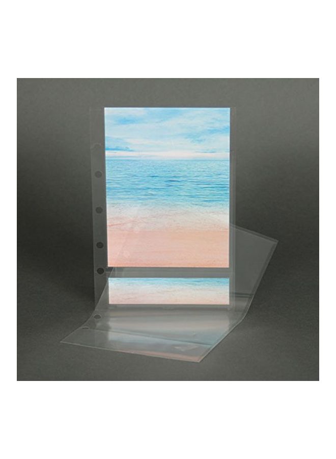 EnvyPak Pack Of 50 Binder Photo Sheet Protector Set Clear - Image 3