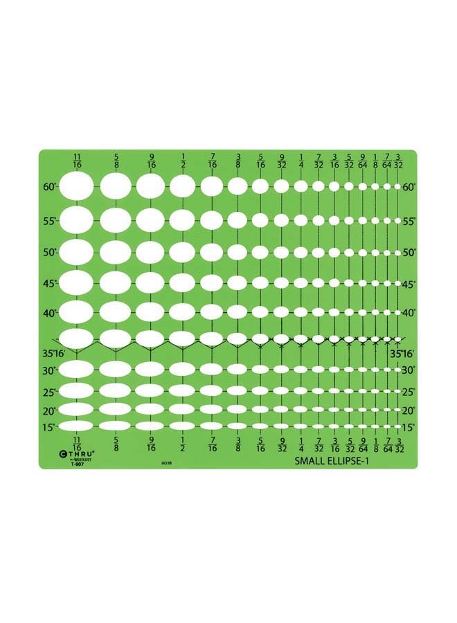 Westcott Technical Drawing Template Green