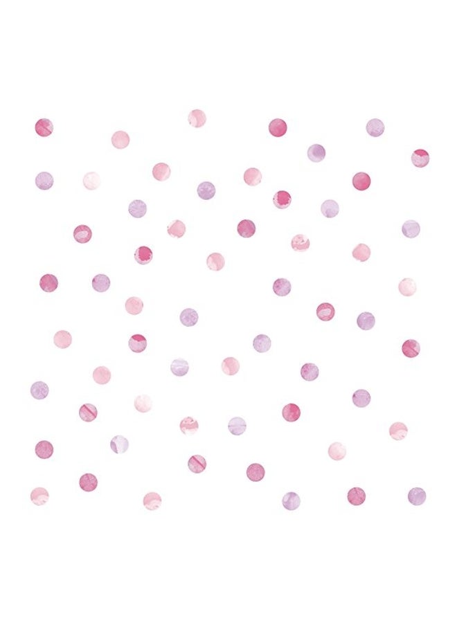 59-Piece Watercolor Dots Wall Art Kit Pink - v1552566531/N21878379A_3