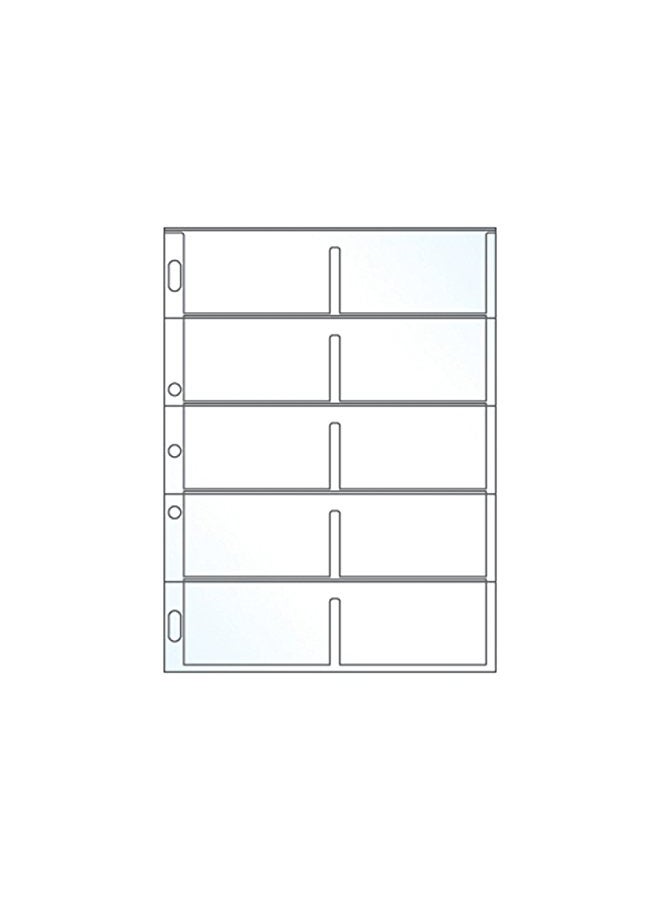 EnvyPak Pack Of 50 Business Card Page Protector Set Clear - Image 2