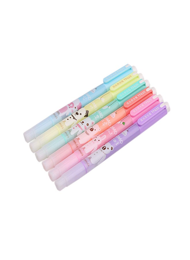 Set Of 6 Double Tip Highlighter Pen - v1552566653/N21829741A_1