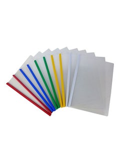 Cypress Lane 10-Piece Sliding Bar Report Covers Red/Blue/Green  - Image 1