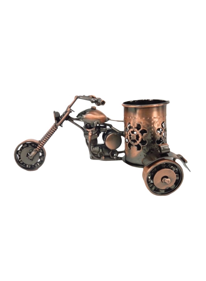 ZHAMS حامل أقلام مصنوع يدوياً بني - Image 1