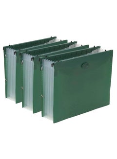 Iconikal Pack Of 3 Expanding Hanging File Folder With 7 Divider Pocket 