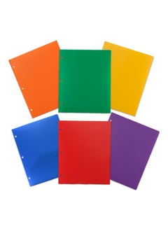 JAM Paper Set Of 6 Folder With Pocket 