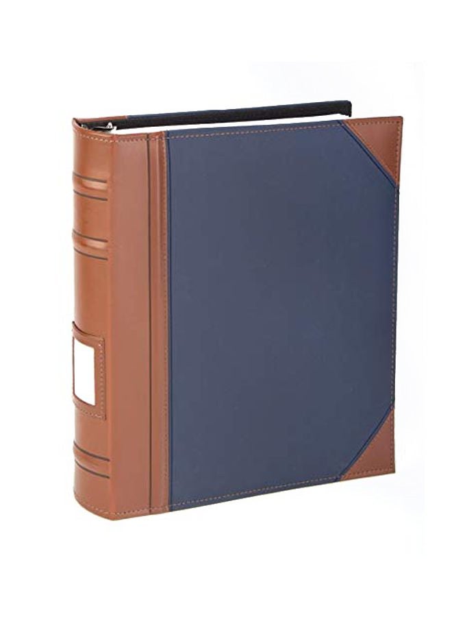 Kleer-Vu Heavy Duty D-Ring Binder With Buster Blue/Brown  - Image 1