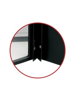 Smead Set Of 5 Pack Frame View Report Covers Black/Clear  - Image 3