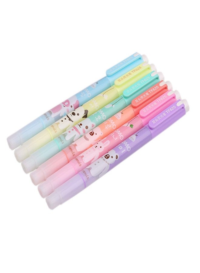 Set Of 6 Double Tip Highlighter Pen - v1552566843/N21829741A_3