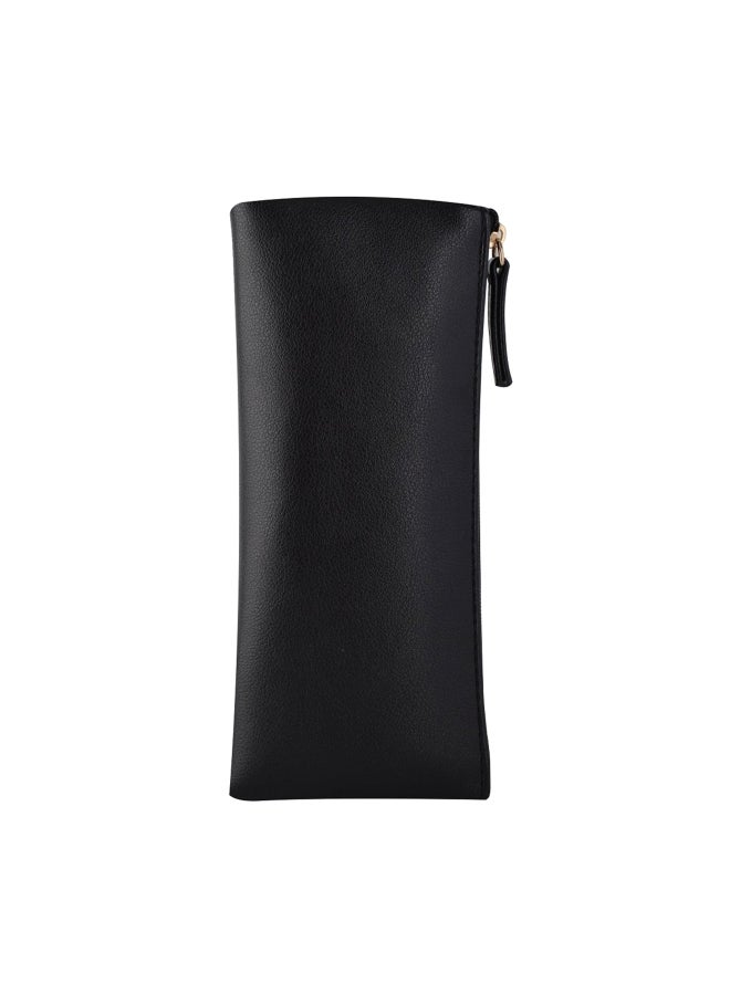 MROCO PU Leather Small Pencil Pouch Black - Image 1