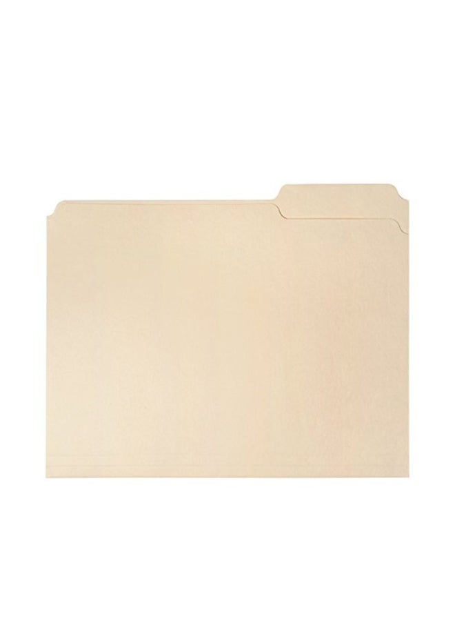 Blue Summit Supplies Set Of 100 File Folder Beige - Image 1