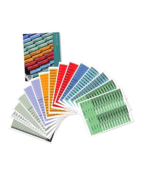 Home Filing Kit Multicolour