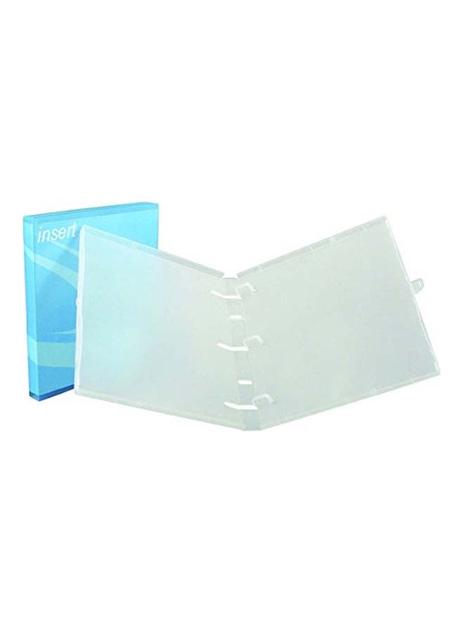UniKeep - 3-Piece 3 Ring Case View Binder With Overlay Clear - Image 1