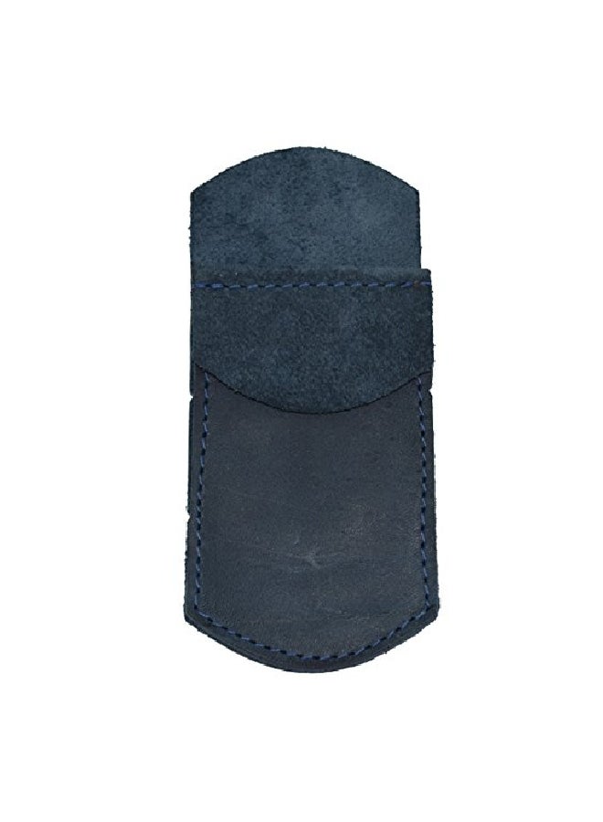 Hide & Drink Leather Pocket Protector Slate Blue - Image 2