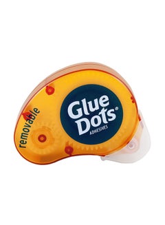 Glue Dots 3-Piece Dispenser With 200 Adhesive Dots Orange/Blue/Lilac  - Image 2
