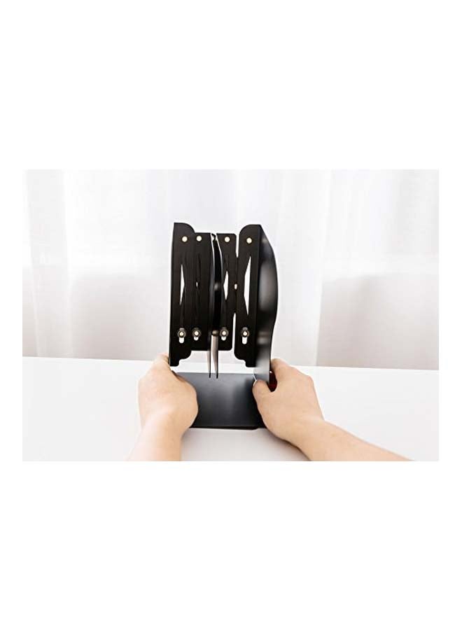 JIARI Adjustable Bookend Black/Gold - Image 2