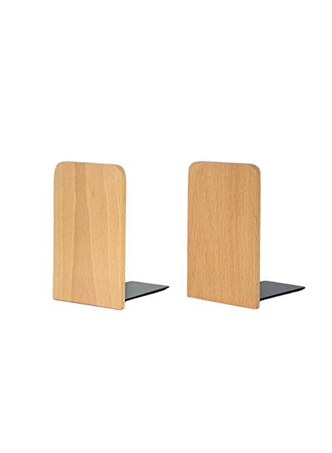 pandapark 2-Piece Bookends Beige/Black - Image 1