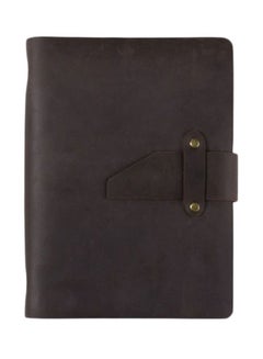 A5 Journal Diary Notebook Planner Agenda With 6-ring Binder Lined Craft Paper Brown