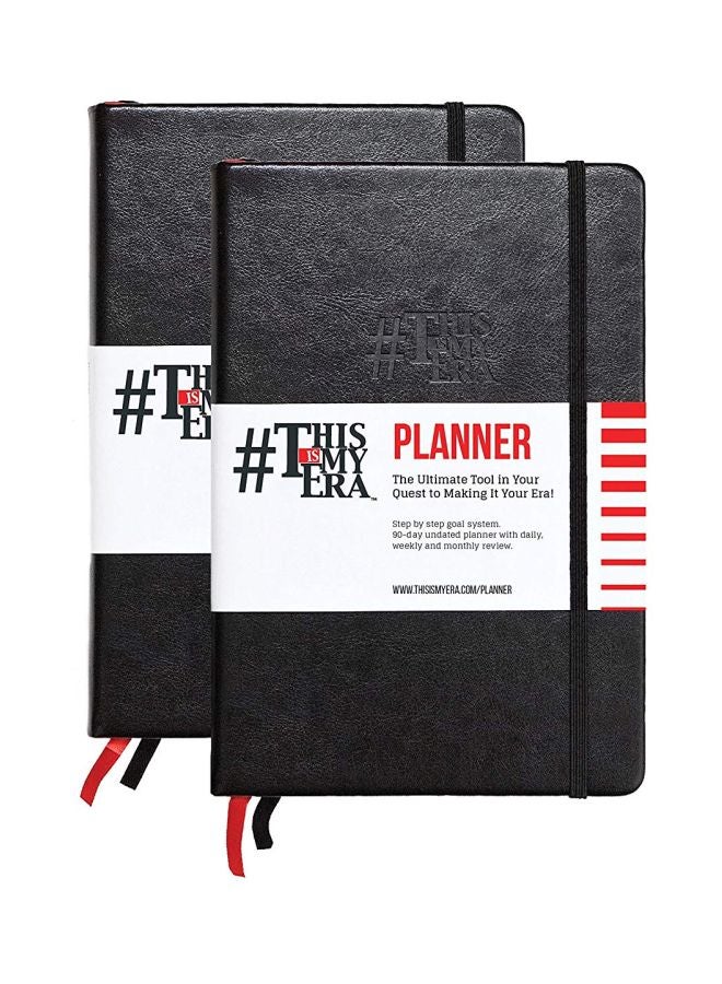 #ذيس إز ماي إيرا مخطط يومي قياس A5 أسود - Image 1