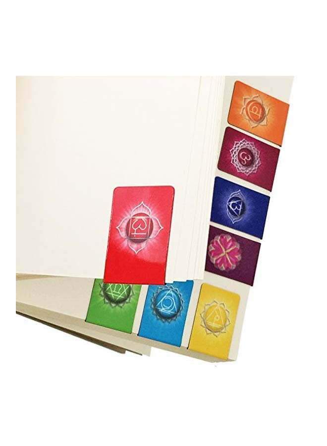 8-Piece My Affirmations Chakra Magnetic Bookmark Multicolour - v1552567259/N21879237A_3