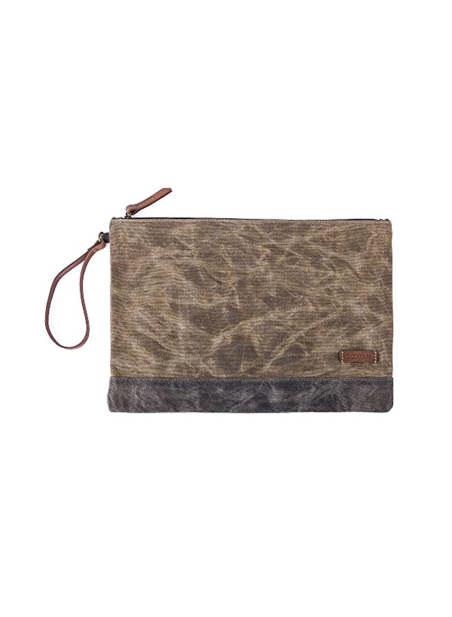 Gootium Multipurpose Pouch With Zipper Brown  - Image 1