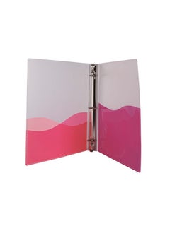 Filexec 4-Piece Wave Ring Binders Blue/Green/Pink  - Image 4
