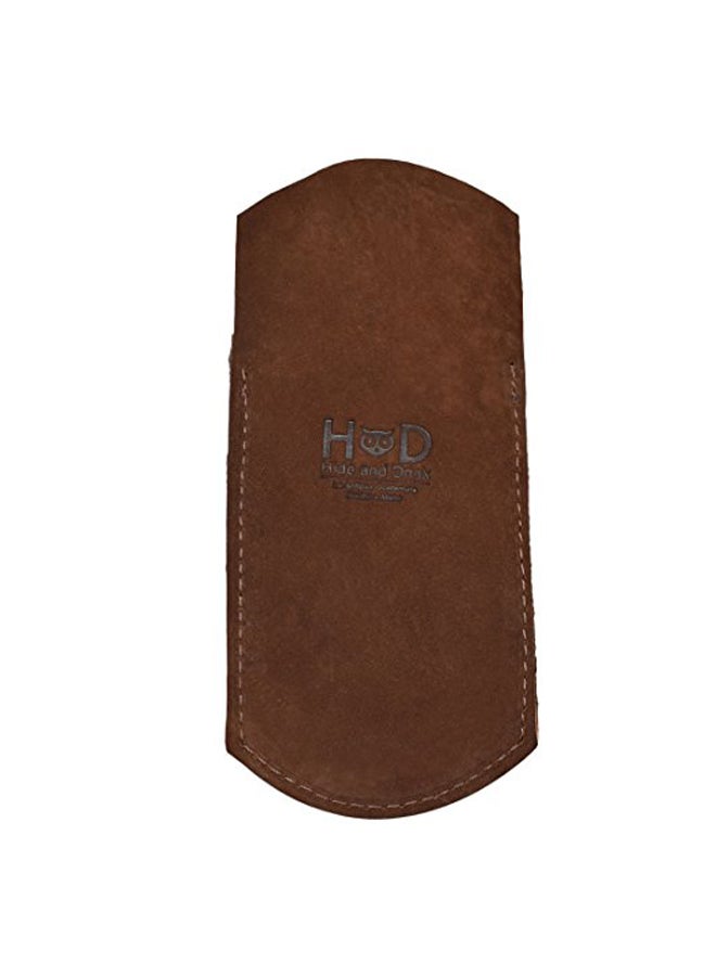 Hide & Drink Leather Pocket Protector Brown - Image 1