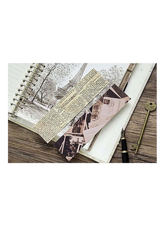 YOSCO 30-Piece Vintage Style Bookmarks Multicolour - Image 3