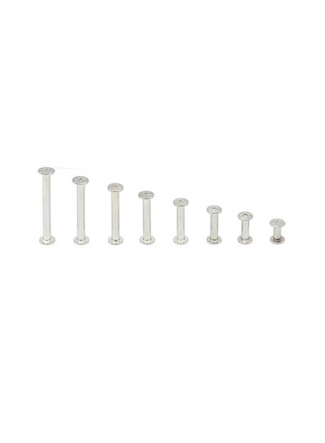 LBY 160-Piece Binding Screw Post Silver - Image 1