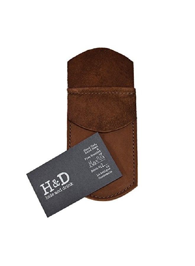 Hide & Drink Leather Pocket Protector Brown - Image 3