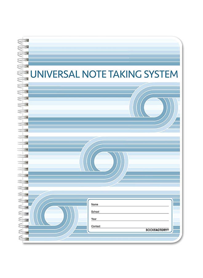 بوك فاكتوري دفتر مطبوع عليه عبارة "Universal Note Taking System"  - Image 1