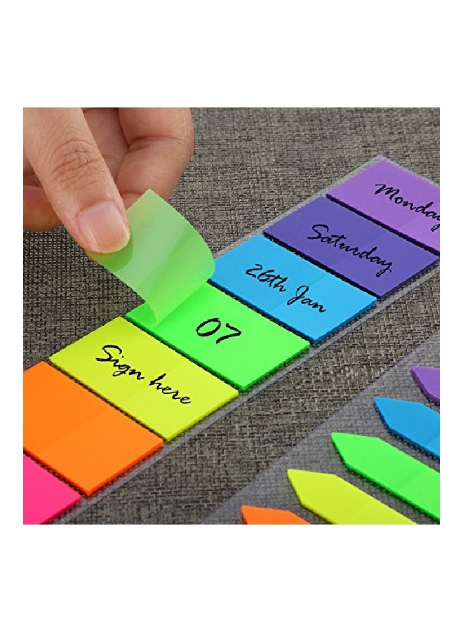 Pangda 700-Piece Flags Index Tab Set Multicolour  - Image 4