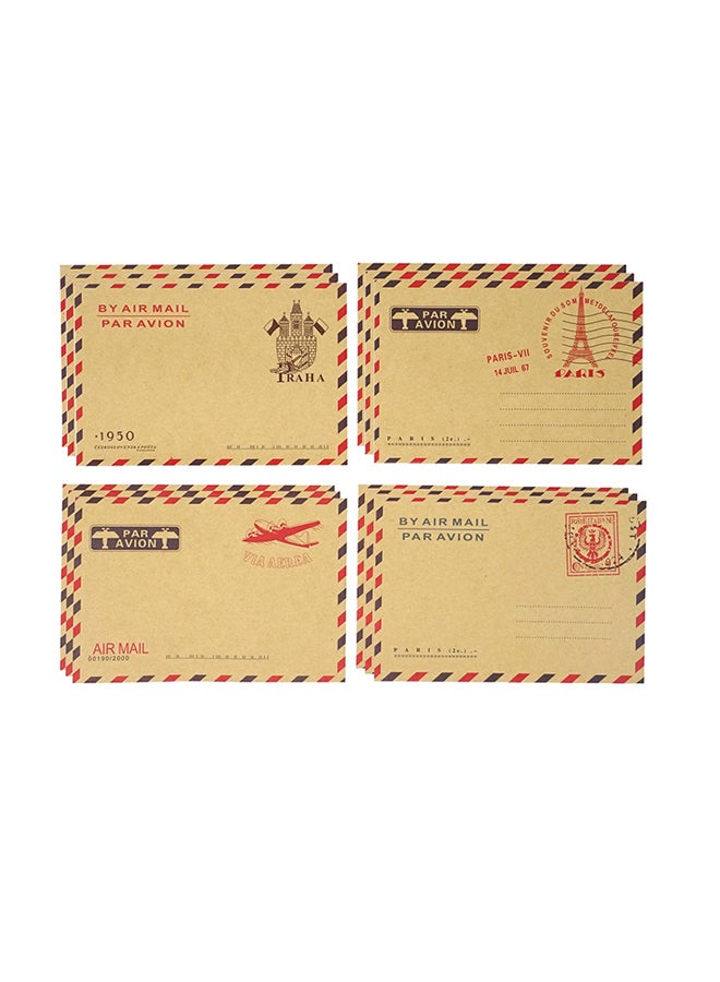 HONBAY 40-Piece Air Mail Vintage Envelope - Image 1