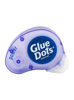 Glue Dots 3-Piece Dispenser With 200 Adhesive Dots Orange/Blue/Lilac  - Image 3