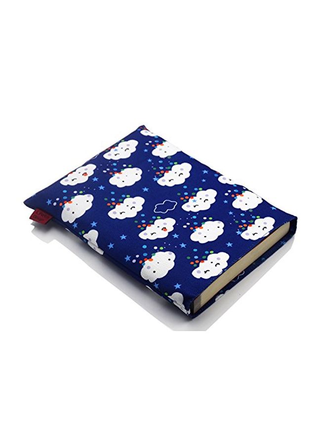 إل باركين غطاء حماية لدفتر التخطيط مطبوع بصورة غيوم أزرق/ أبيض - Image 4