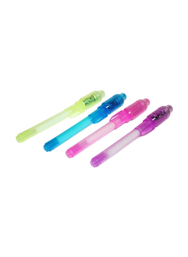 Funrarity - Set Of 4 Invisible Ink Pen With UV Light - Image 1