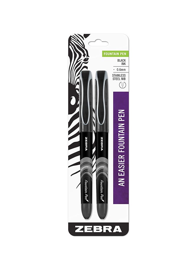 Zebra Pen 2-Piece Fountain Pen  - Image 1