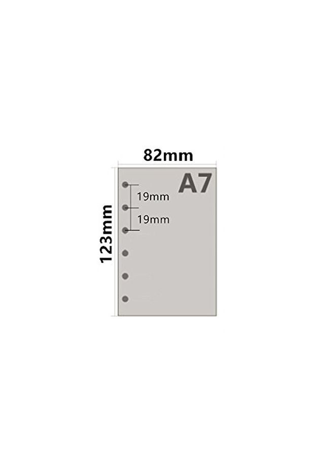 Harphia A7 Monthly Planner Refill White/Black - Image 3