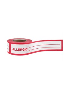 ChromaLabel Allergic Write-In Tape White/Red  - Image 1