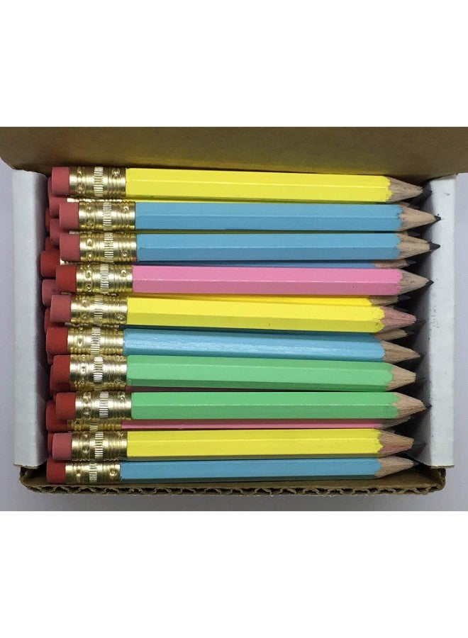 Express Pencils Pack Of 48 Half Pencil With Eraser - Image 2