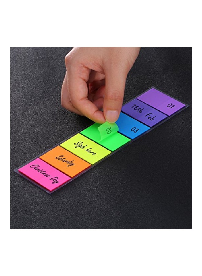 Pangda 560-Piece Flag Index Tab Set Multicolour  - Image 4