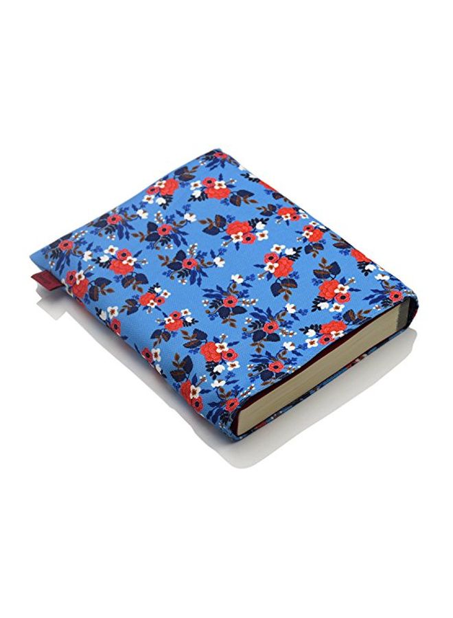 إل باركين غلاف بطباعة أزهار لدفتر التخطيط أزرق/أبيض/أحمر - Image 4