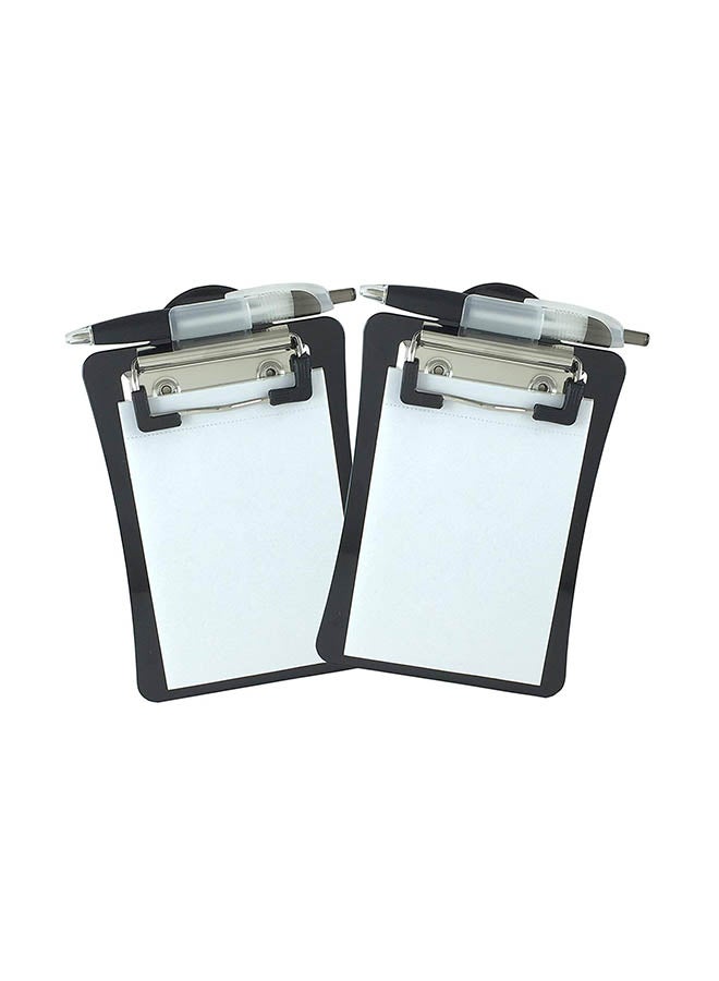 Clipco Pack Of 2 Mini Clipboard  - Image 1