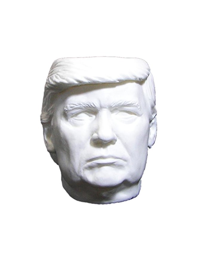 CLIPHEADS by HEROBUILDERS Trump Head Paper Clip Holder White  - Image 1
