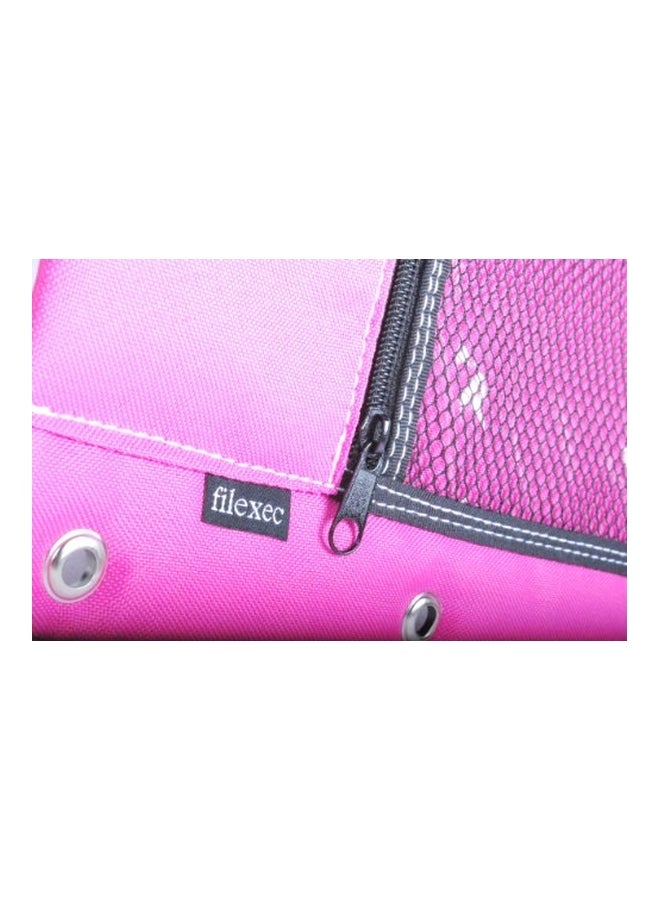 Filexec Zippered Pencil Pouch Pink - Image 3