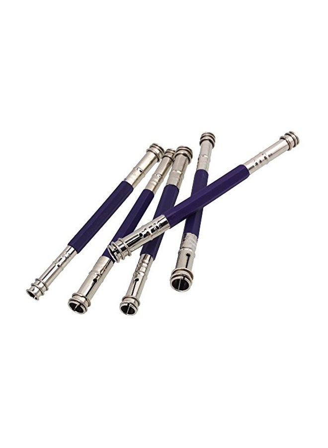 RDEXP 5-Piece Adjustable Dual Head Pencil Extender Blue/Silver  - Image 1